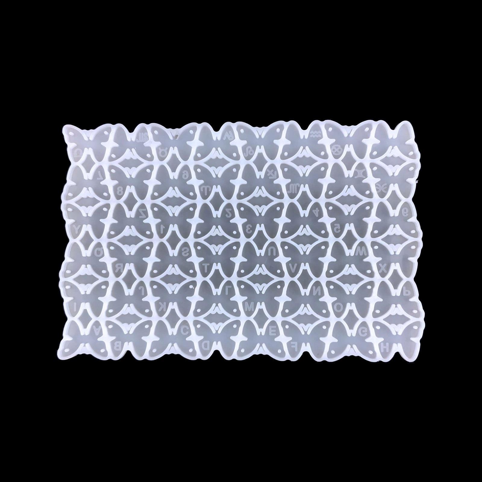 

Серьги в форме буквы в форме сердца, форма из смолы, созвездие, бабочка, число, ювелирные изделия, браслет, ожерелье, кулон, форма из эпоксидной смолы 5