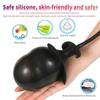 Silicone Inflatable Anal Plug Adult Sex Toy Masturbator Fisting Gay 18+