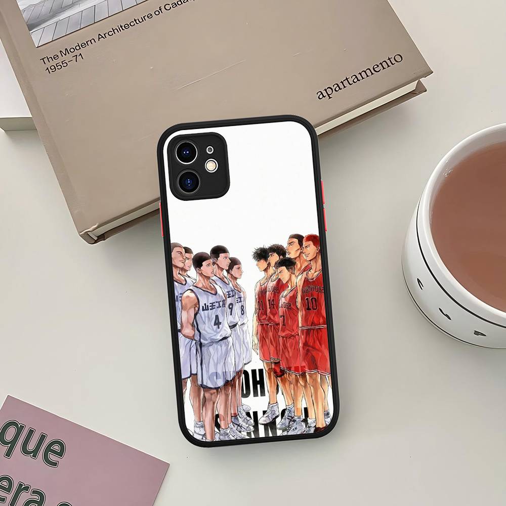 Anime The First Slam Dunk Phone Case For IPhone 16e 16 15 14 13 12 11 Pro Max X XS Max Plus Matte Clear