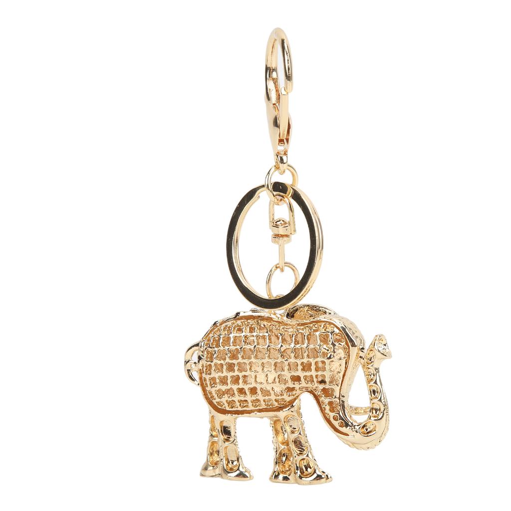 Elephant Keychain Electroplate Retro Keychain Good Luck Environmental Friendly Elephant Key Chain Cute Keychain for Birthday