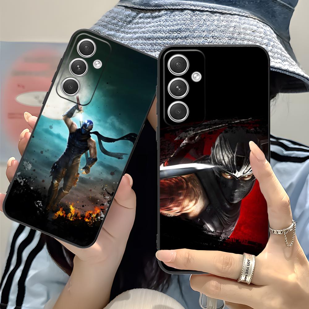Ninja Gaiden Phone Case for Samsung Galaxy S25 S24 S23 S22 S21 S20 S10 S9 Plus FE Ultra Lite Black Smartphone Cellphones