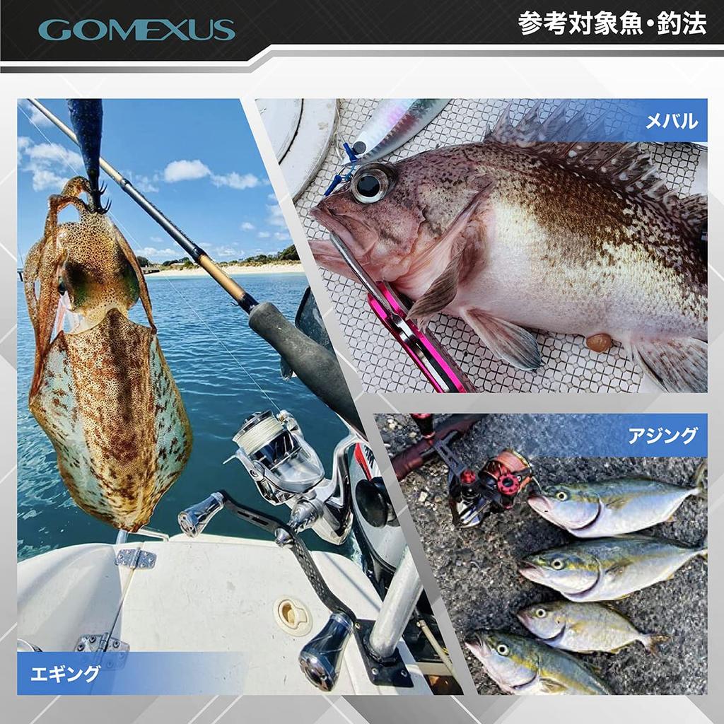 Gomexus FY98 Carbon Fiber Reel Compatible with Shimano Spinning Reels Twin with Handle Suitable for Squid and Light Game Handle, (Soare, Vanford,