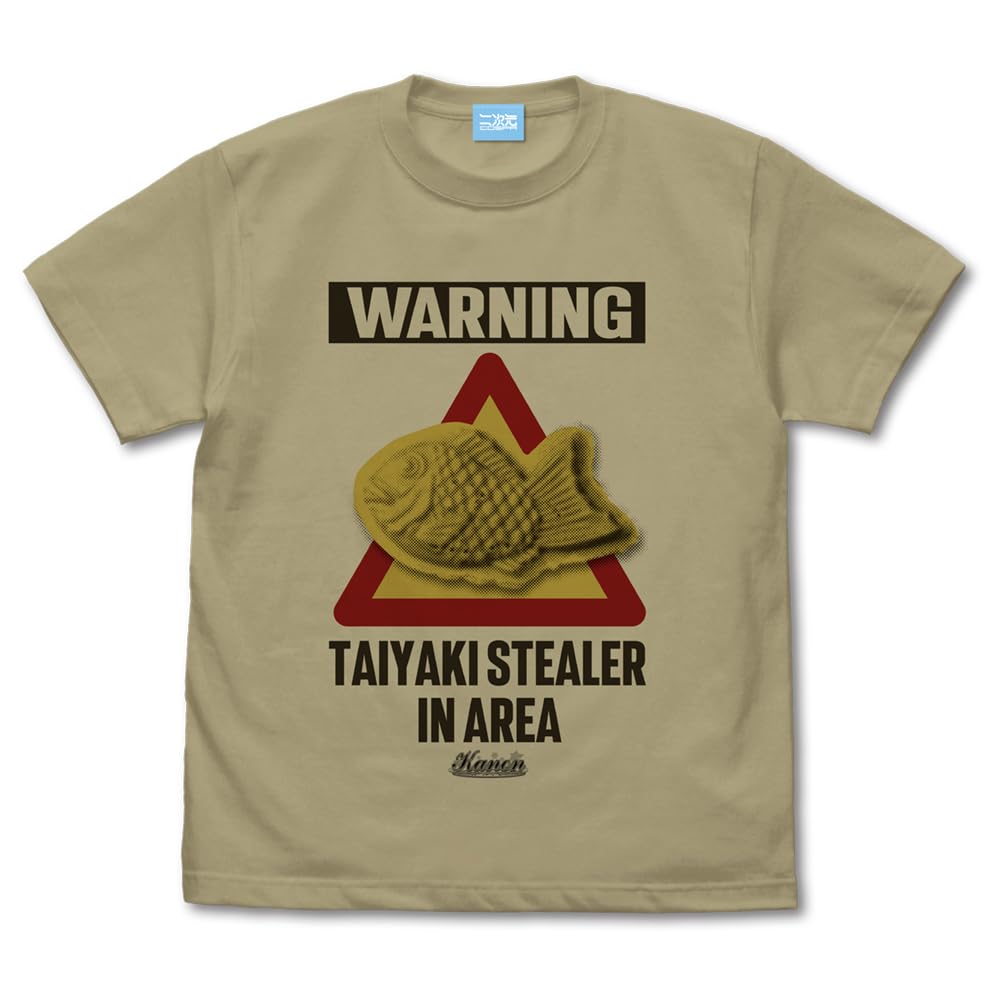 

2D Cospa Kanon Taiyaki Thief Infested Area SAND KHAKI XL Size [Official] T-Shirt