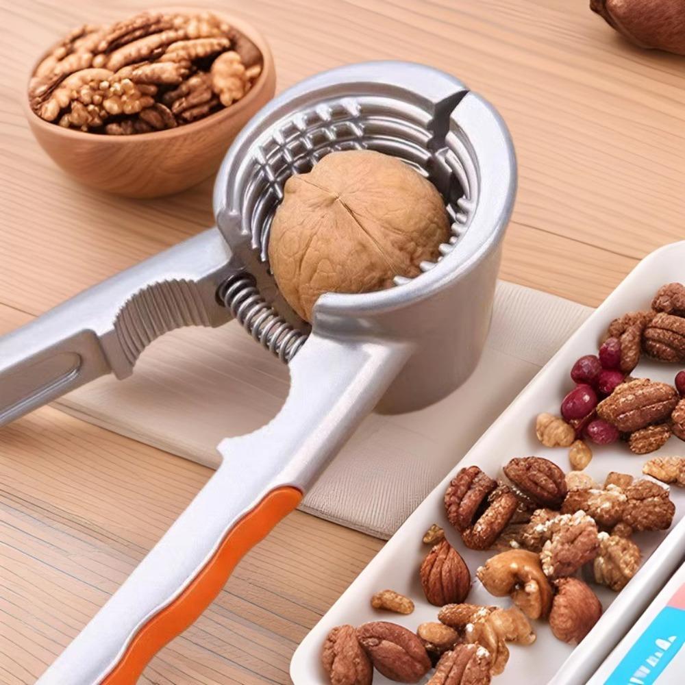 Effort-saving Walnut Clip Zinc Zinc Zinc Alloy Walnut Sheller Nutcracker  for Multiple Sizes Nuts