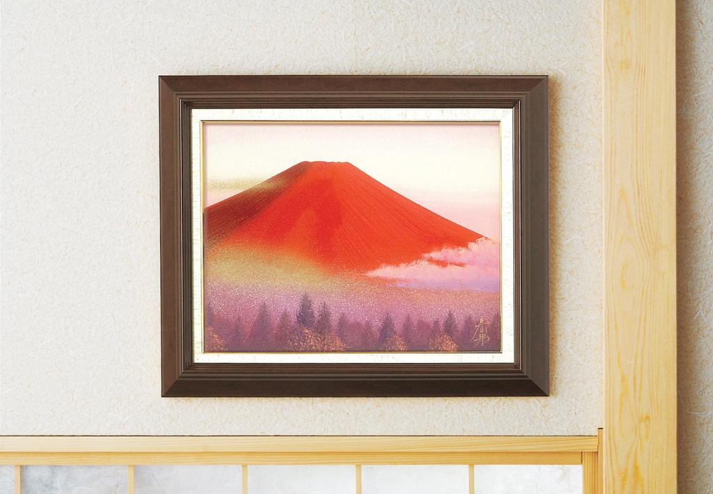 11479 Tokuda Harukuni Oil painting F6 "Red Fuji"