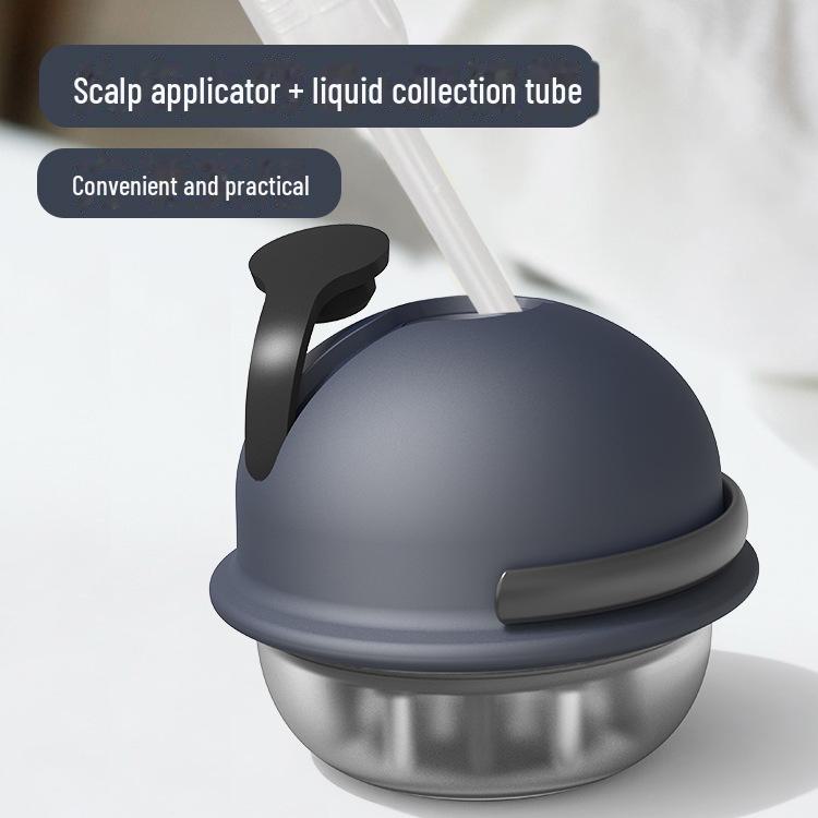 "Haarwachstums-Kopfhautapplikator mit Massagekammkopf"