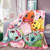 Pokémon Pikachu Series Flannel Blanket—Soft To the Touch, the Perfect Choice for Home Relaxation; an Excellent Gift for Pokémon