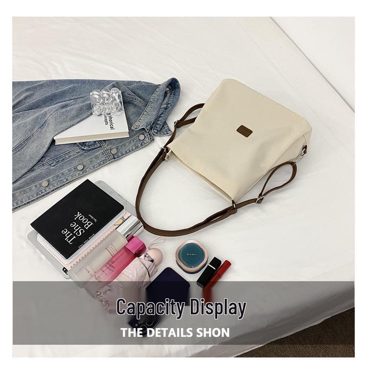 Damska płócienna torba miejska 2023 - Plecak o dużej pojemności i torba na ramię dla studentów