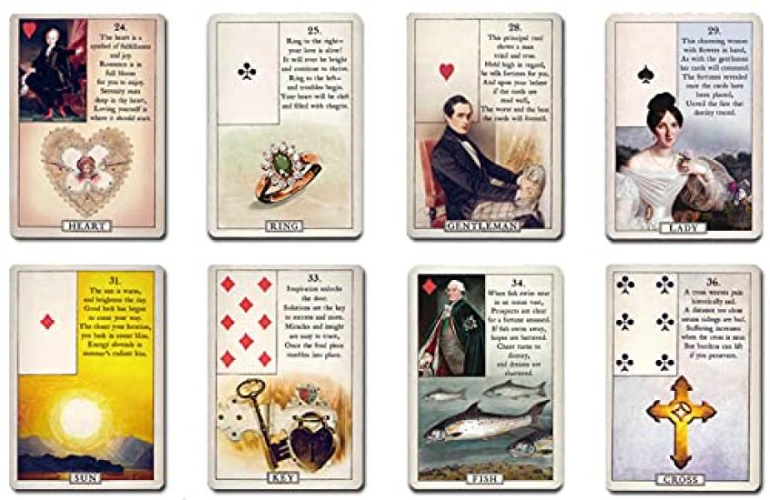 Nichiyu Bluebird Lenormand with Japanese Commentary