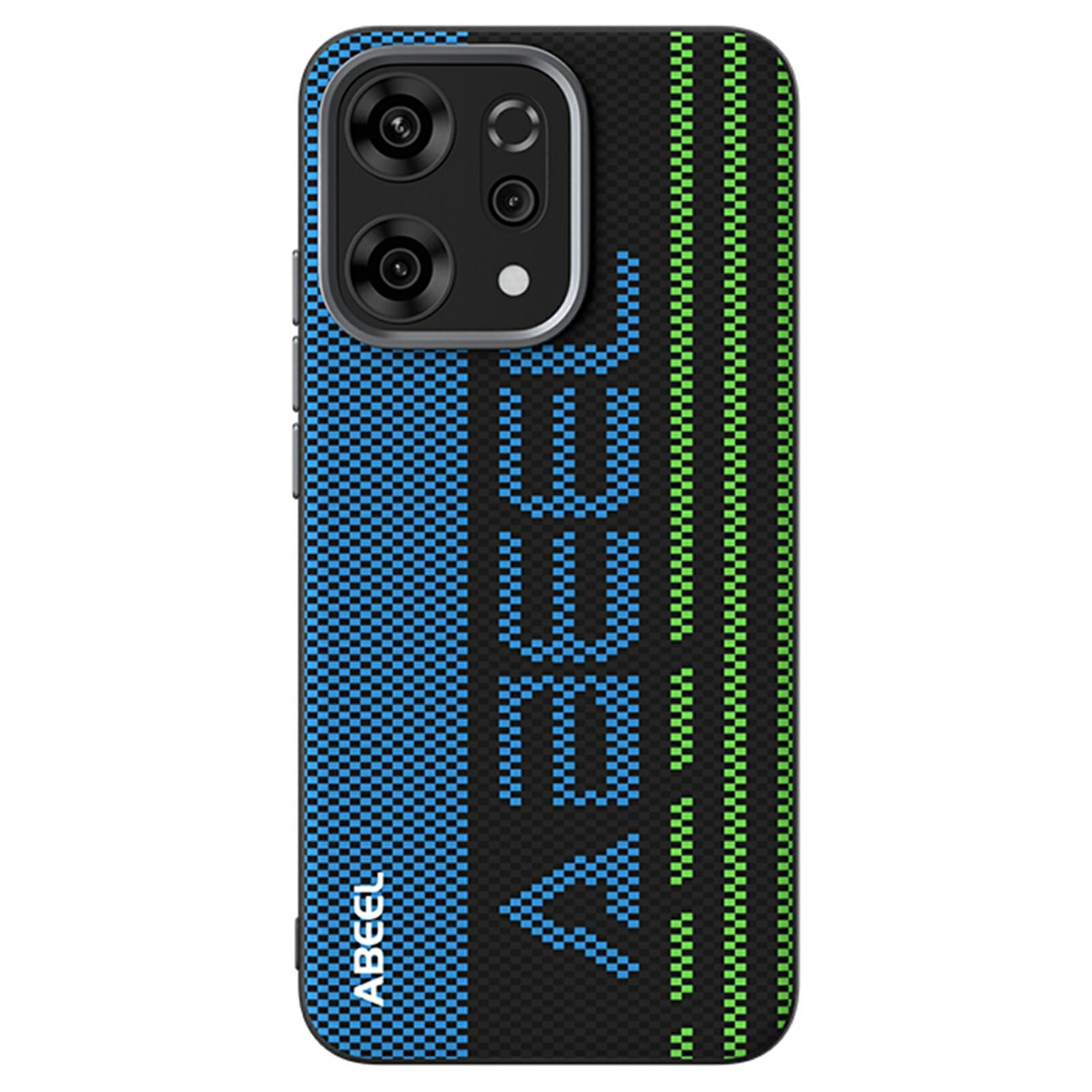 

ABEEL For Oppo Reno14 Pro 5G Case Compatible with MagSafe Printed PC TPU Aluminum Alloy Leather Phone Cover Outstanding No. 2