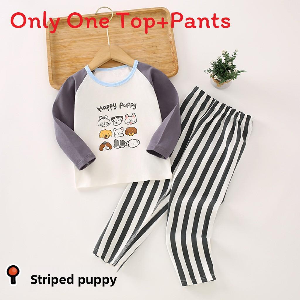 Kids Cotton Thermal Underwear Set With Soft Fabric For Autumn And Spring Playtime