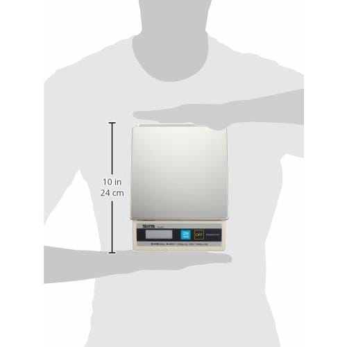 Tanita Cooking Scale, Kitchen Scale, Commercial Use, Splash-Resistant, Tabletop Scale (Non-Trade Certified), 5kg, KD-200
