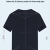 Yalu Men's Solid Color Mercerized Cotton Short Sleeve T-Shirt