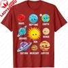 Solar System Planets Shirt Unisex Tshirt Camisetas Graphic T Shirts Unisex Clothing Streetwear