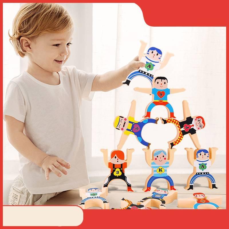 Hercules Stacking Kid Building Block Balance Block Toy Educational Gift Game