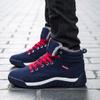 Fashion New Motorcycle Boots Men High Top Sneakers For Men Winter Casual Walking Sneakers Ankle Boots Men Punk Snow Shoes Large Size 48
