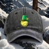St Patricks Day Softball Baseball Cap with Green Top Hat Print Adjustable Polyester Unisex Casual Outdoor Hat