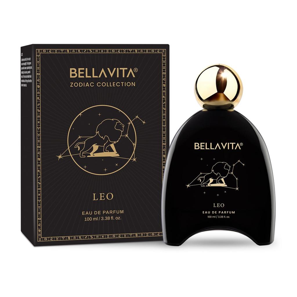 BELLAVITA Zodiac Collection Leo |EDP 100ml | Cinnamon, Cedarwood | Spicy, Woody & Vanilla Premium Unisex Fragrance for Men and Women