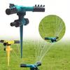 Three Fork Automatic Garden Sprinkler Ground Insert Watering Nozzle Flower Bed