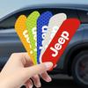 4Pcs Scratch Resistant Car Door Reflective Sticker for Jeep Renegade Wrangler JK Grand Cherokee Safety Warning Auto Accessories