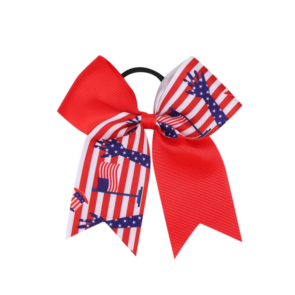 5 Inches Independence Day Kids Girls Hair Cute Bow Tie 4th of July Hair Band Hair Accessories Gifts for Girls