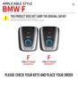 Interior Mouldings Zinc Alloy Car Smart Remote Key Case Cover Protective Shell Fob for BMW I3 I8 Series CAR interior Key Bag Key