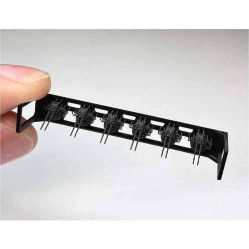 Bunker Studio 1/700 Japanese Type 10 12cm Twin Anti-Aircraft Gun Plastic Model Kit Parts BSTIJN70050