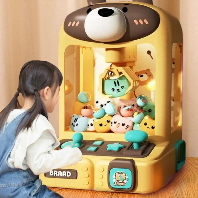 Cute Doll Mini Home Machine Toys Sound And Light Music Puzzle Cute Bear Birthday GiftToy Playsets