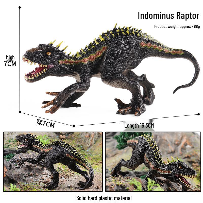 Dinosaur Toy Models: T. Rex, Velociraptor, Spinosaurus & Dilophosaurus