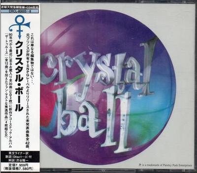 CD PRINCE  Crystal Ball CRCL800058 NPG Records 1999 Japan SoulFunk Used
