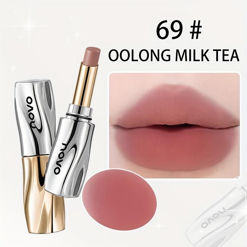 

Бархатная матовая помада - Стойкая водостойкая и не размазывающаяся матовая помада, не оставляющая следов на чашке, двойного назначения для губ и щек, подарок для макияжа для женщин 69#