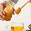 10/20/40Pcs Wooden Honey Dipper 8cm Honey Stirrers Jam Stir Sticks for Honey Jar Dispense Drizzle Honey Christmas Gift4