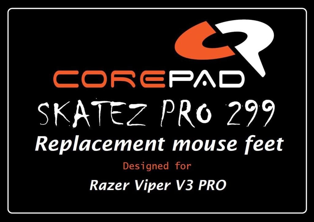 Corepad Skatez PRO Mouse Sole for Razer Viper V3 Pro 2set PTFE100% (PRO)