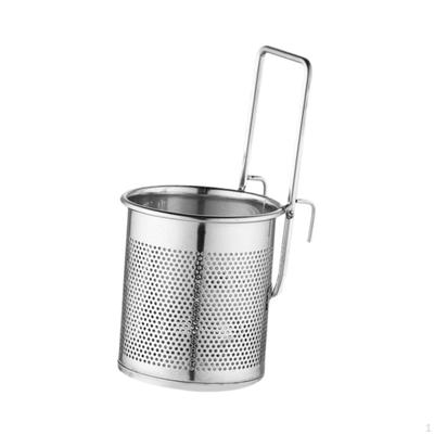 Deep Fry Basket Kitchen Colander with Handle Pasta Strainer for Hotel Dining Room