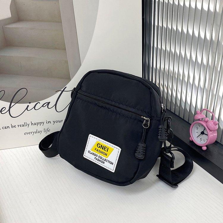 

Маленькая холщовая сумка, женская сумка через плечо, сумка-мессенджер для детей, портмоне, сумки через плечо для сотового телефона с рисунком, сумки для телефона чёрный