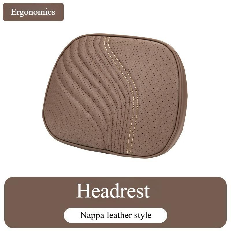 Premium Memory Cotton Neck Pillow for Car Headrest Automotive Waist Cushion Set Comfortable Neck Protection Car Neck Cushion