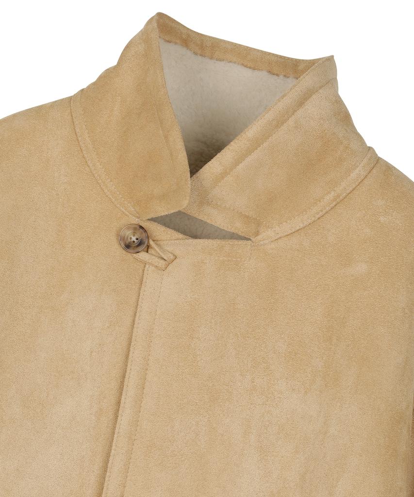 Sunday Fruit Market Market Faux Shearling Jacket Beige