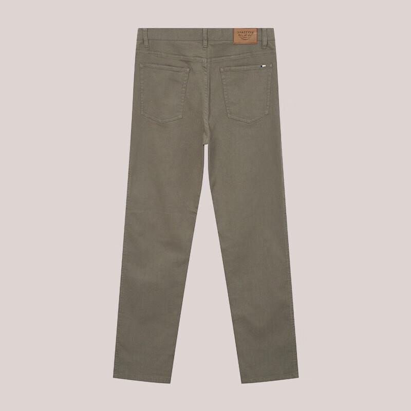 HAZZYS Men's Autumn/Winter Light Brushed Casual Pants