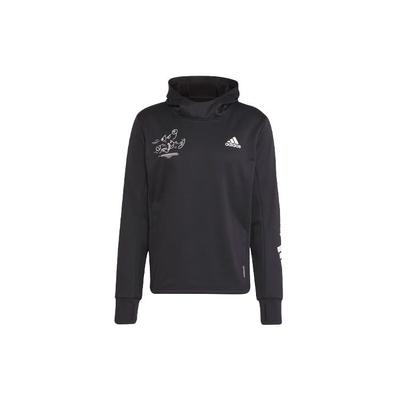 Wzorzysty Nadruk Bluza do Biegania Męska Top Czarny H56313