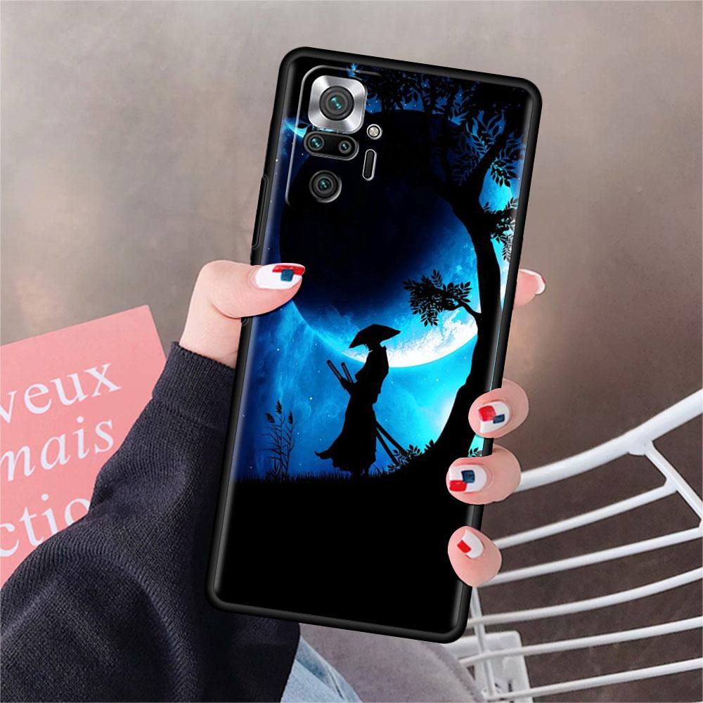

Funda для Xiaomi Redmi Note 10 9 11 Pro мягкий чехол для телефона 10S 9S K40 8 9A 9C 9T 7 10C 8T силиконовый чехол Япония крутой самурайский чехол Redmi K40