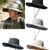New Summer Fisherman's Hat Men's Outdoor Mountaineering Hat Big Eaves Sun Protection Set UV Protection Shade Sun Protection Hat