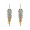 Trendy Colorful Chain Tassel Earrings - High-end  Elegant  Unique  Long  Statement  and Versatile Earrings