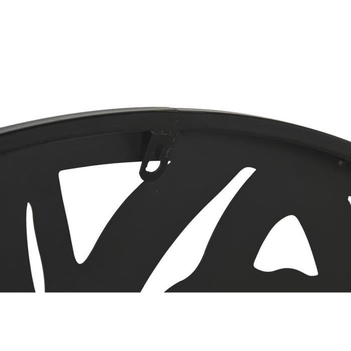 Décoration murale 100 x 1 x 100 cm noir buda oriental (2 unités)