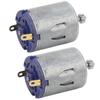 2Pcs RC Car Motor 150 Motor RC Car Electric Motor Replacement for AE86 RC Car Silver