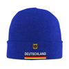 Deutschland Flag And Emblem GerUnisexy Knit Hat Casual Caps Unisex Women Outdoor Beanie Hats Autumn Winter Graphic Elastic Bonnet Hats
