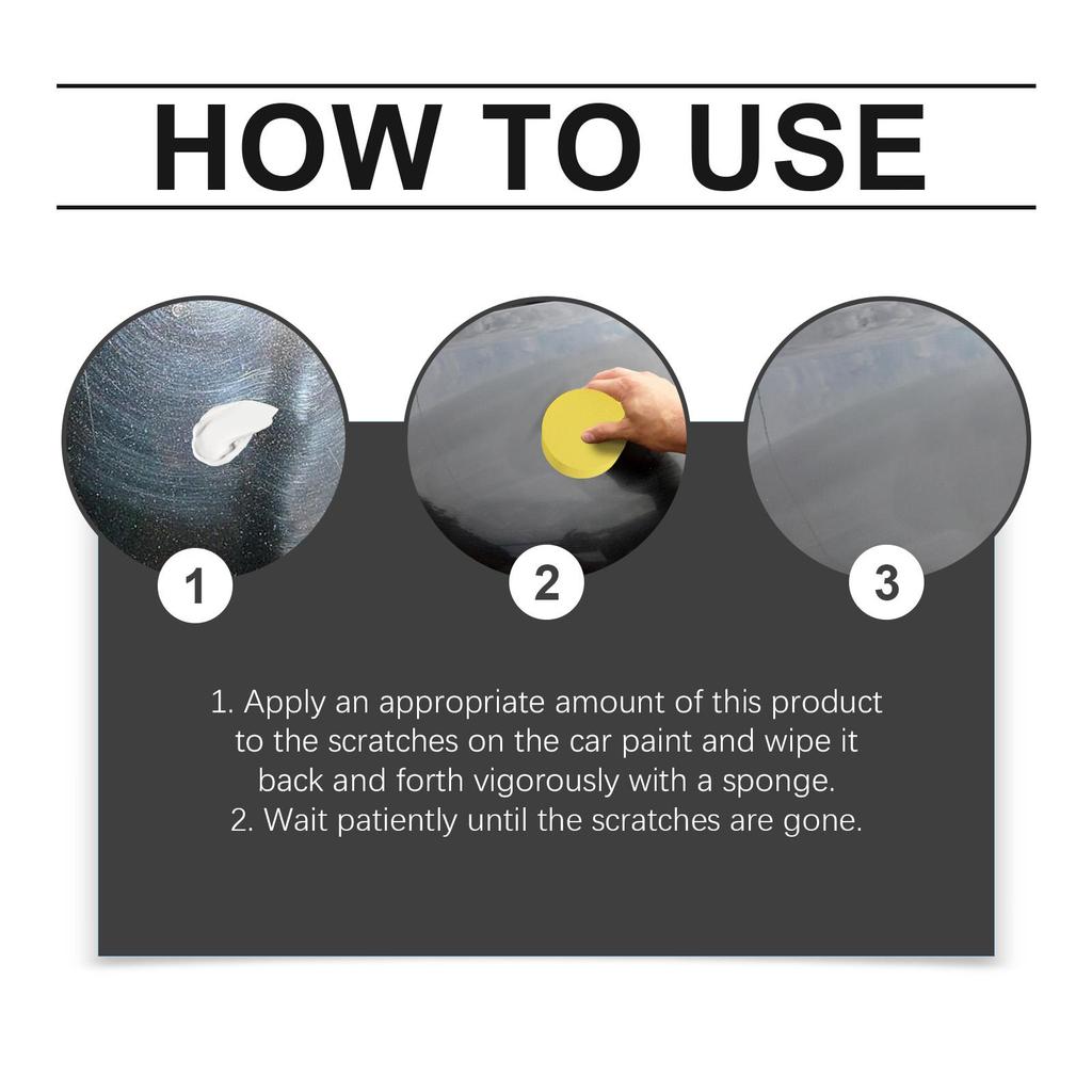 Homonth Car Scratch Coating Paste Repair Scratches Polishing Refinishing Polish Coating Wax