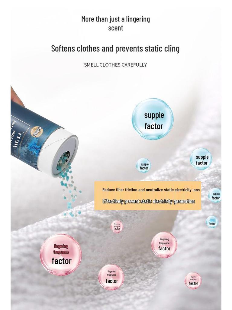 Eco-Friendly Laundry Scent Booster with Designer Perfume, 220g – High Fragrance Content Softener & Detergent Enhancer