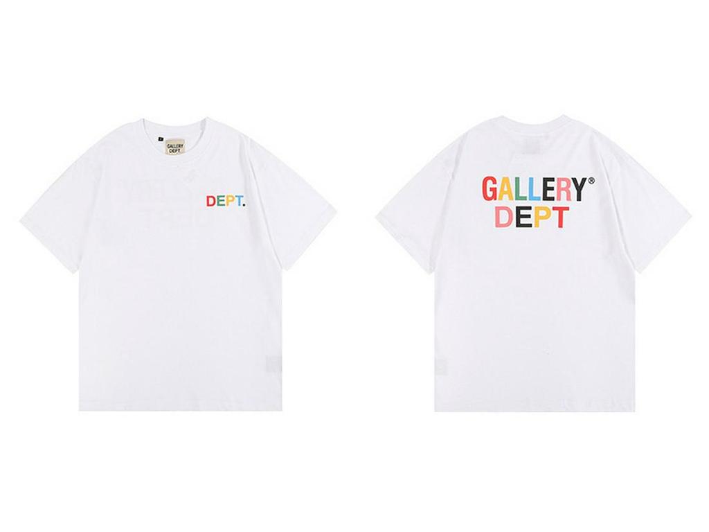 GALLERY DEPT American Tide Tie-Dye Graffiti Short-Sleeve T-Shirt