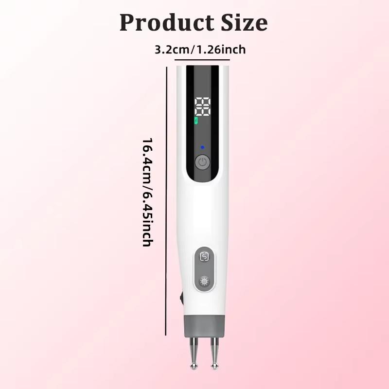 Multifunctional Electric Double-Head Massage Pen Intelligent Meridian Pen Type-C Fast Charging 10 Gears Adjustment For Neck Back