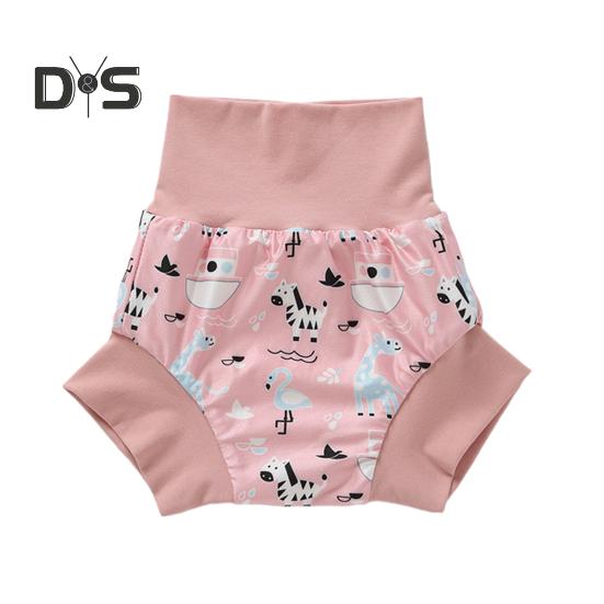 Baby Swimming Trunks 3-Layer Protection Urine Cushion Towel Washable Reusable Elastic Waist Baby Swim Shorts